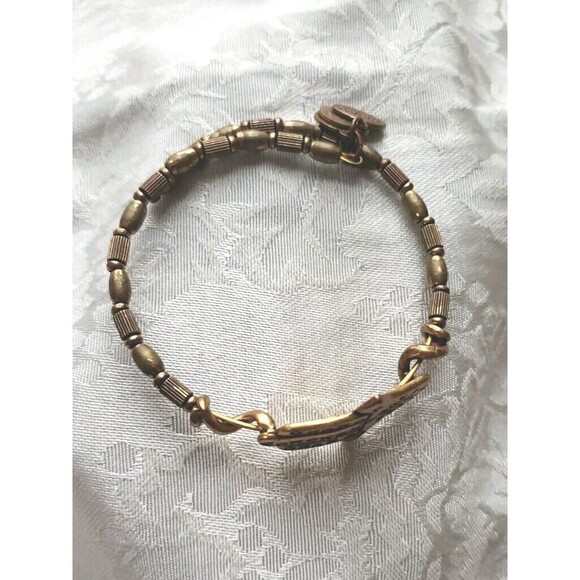 ALEX AND ANI Vintage Sixty Six Hamsa Wrap Bracelet Gold Tone Hand of Fatima - Picture 5 of 6